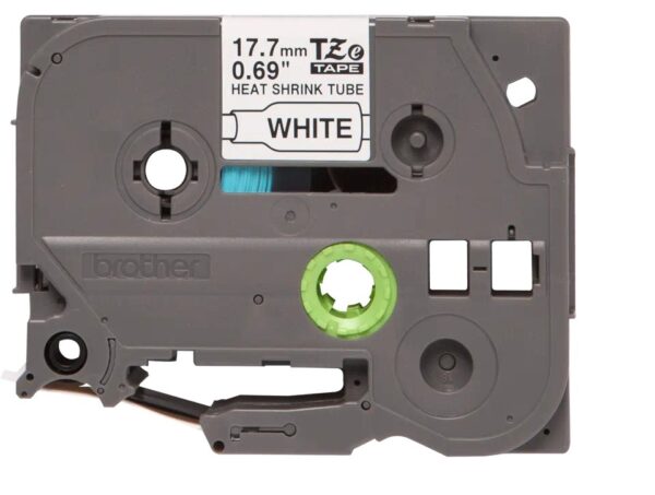 Banda termocontractibila Original Brother Black on White, HSE241, pentru D400|D450|E300|H300|18R|300|310|320|340|1300|1700|1750|1760|1800|1810|1830|1880|1890|1900|1910|1950|1960|2030|2040|2100|2110|ST5, 17.7mm, incl.TV 0 RON, „HSE241”