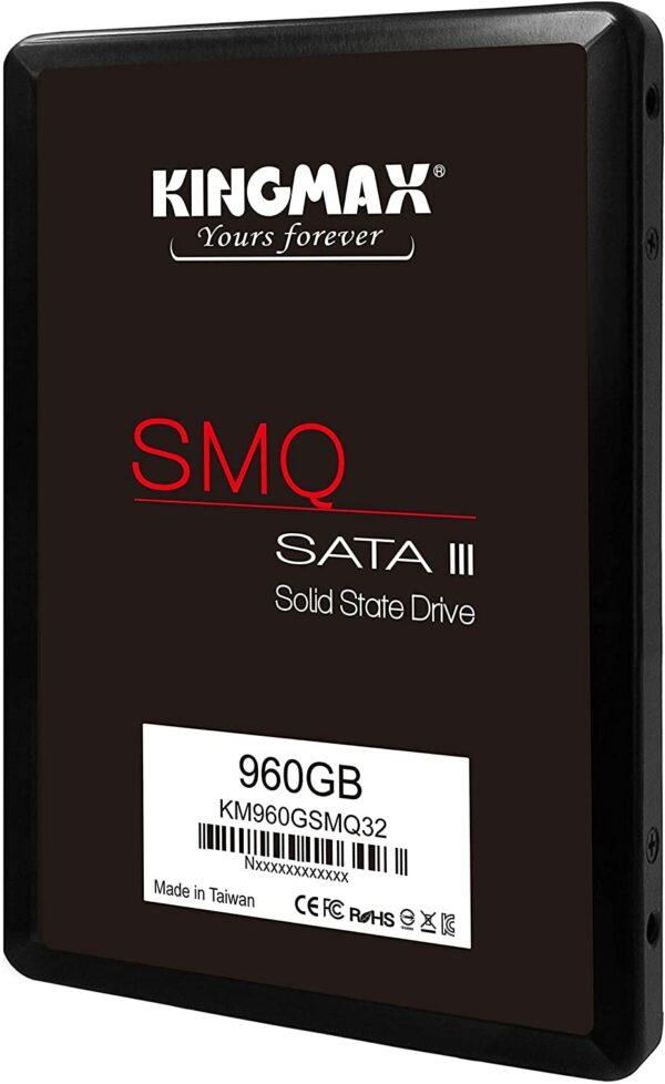 SSD Kingmax, 960 GB, 2.5 inch, S-ATA 3, 3D QLC Nand, R/W: 540 MB/s/480 MB/s MB/s, „KM960GSMQ32”
