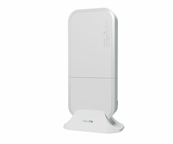 ACCESS Point Mikrotik „wAP ac” wireless exterior 1200Mbps, porturi Gigabit x 2, antena interna x 2, PoE, dual band, „RBwAPG-5HacD2HnD” (timbru verde 0.8 lei)