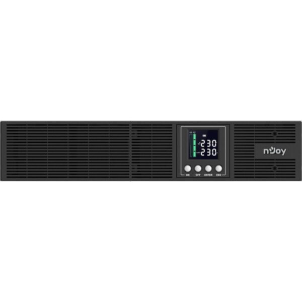 UPS Njoy „Aster 1000”, Online, Tower/rack, 900 W, fara AVR, IEC x 8, display LCD, back-up 1 – 10 min. „UPCMCOP910HASCG01B” (timbru verde 11 lei)