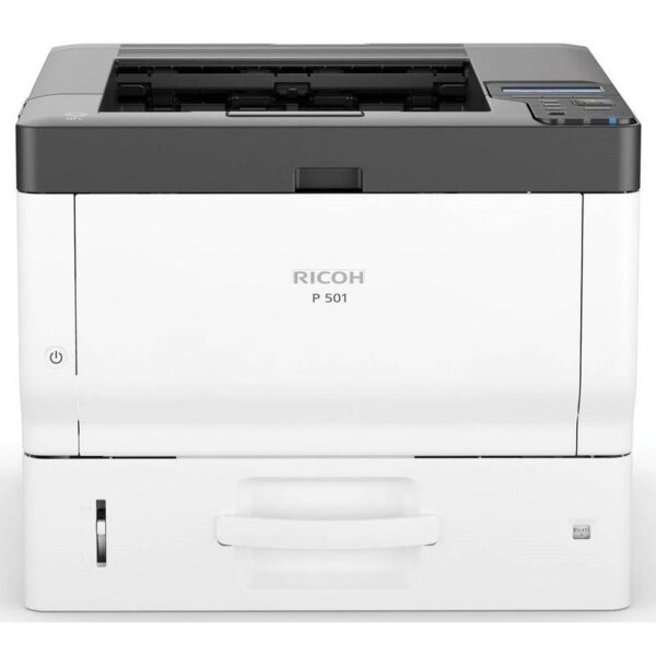 imprimanta laser mono Ricoh P501, A4, Functii: Imprimanta, Viteza de Printare Monocrom: 43ppm, Viteza de printare color: , Conectivitate:USB|Ret, Duplex:Da, ADF:Nu(Timbru Verde 40lei) „418363”