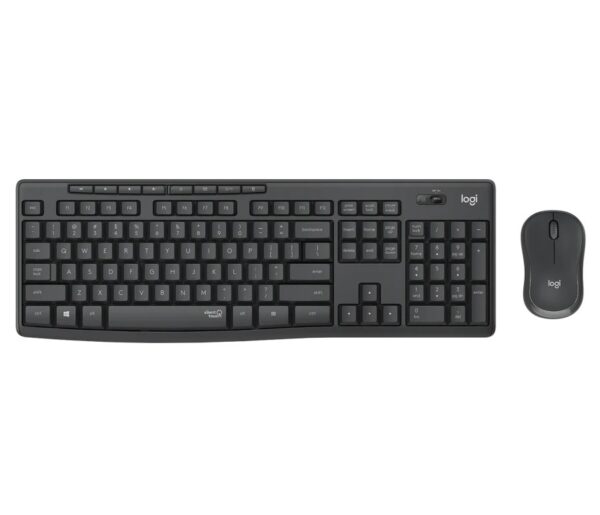 Kit TASTATURA si Mouse LOGITECH, „MK295”, wireless, taste format standard (104-108 taste), mouse Graphite, 3/1 butoane, 104, „920-009800” (timbru verde 0.8 lei)