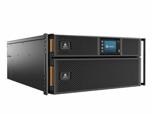 UPS Vertiv „GXT5”, Online, Tower/rack, 10 kW, fara AVR, Terminal Block, display LCD, back-up 1 – 10 min. „GXT5-10KIRT5UXLE” (timbru verde 40 lei)