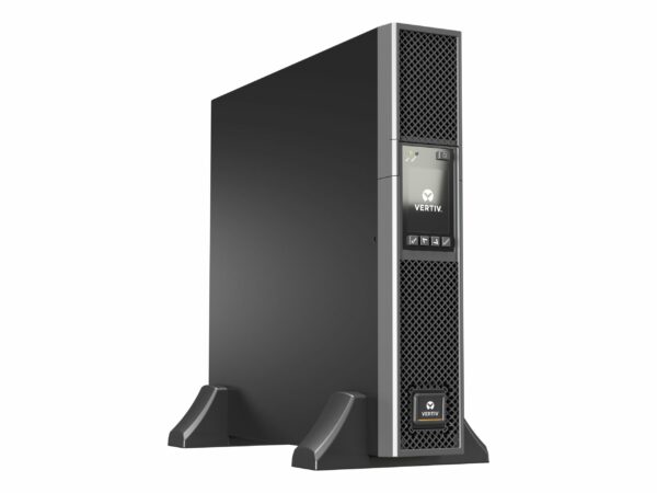 UPS Vertiv „GXT5”, Online, Tower/rack, 1500 W, fara AVR, IEC x 8, display LCD, back-up 11 – 20 min. „GXT5-1500IRT2UXLE” (timbru verde 40 lei)
