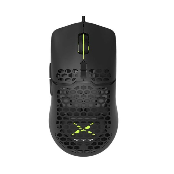 MOUSE DELUX, gaming, cu fir, USB, optic, 7200 dpi, butoane/scroll 7/1, buton selectare viteza, negru, „M700A”