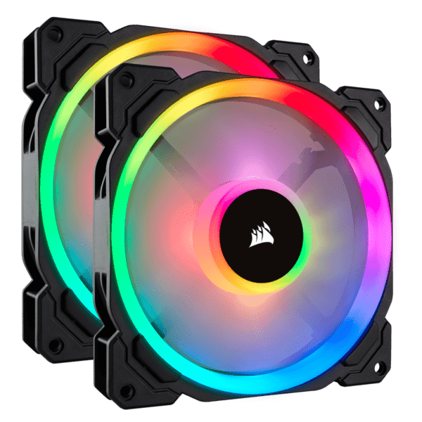 VENTILATOR Corsair, pt carcasa PC, 140 mm, 1300 rpm, LED RGB, 2 ventilatoare, „CO-9050074-WW”