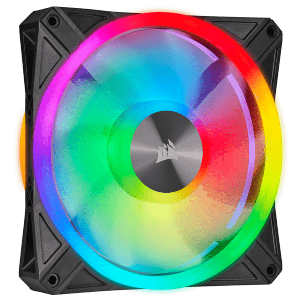 VENTILATOR Corsair, pt carcasa PC, 140 mm, 1250 rpm, LED RGB, 1 ventilator, „CO-9050099-WW”