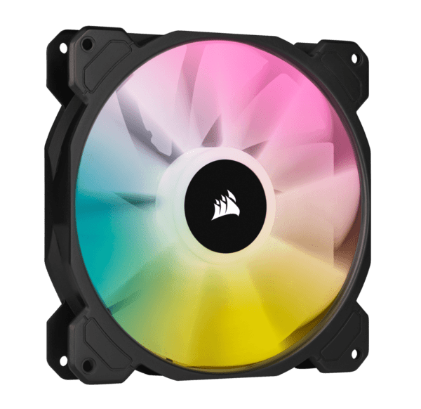 VENTILATOR Corsair, pt carcasa PC, 140 mm, 1200 rpm, LED RGB, 1 ventilator, „CO-9050110-WW”