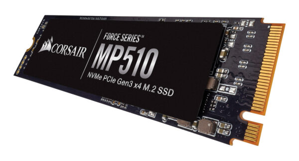 SSD CORSAIR Force Series MP510, 960GB, M.2, PCIe Gen3.0 x4, 3D TLC Nand, R/W: 3480/3000 MB/s, „CSSD-F960GBMP510B”