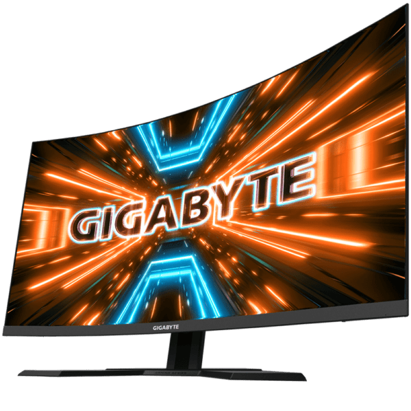 MONITOR Gigabyte 31.5 inch, Gaming, VA, WQHD (2560 x 1440), Wide | curbat, 350 cd/mp, 1 ms, HDMI | DisplayPort, „G32QC A” (timbru verde 7 lei)