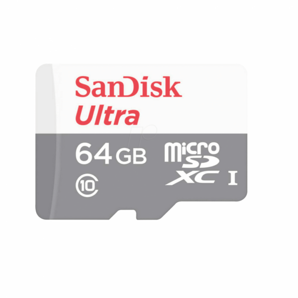 MICROSD 64GB CL10 SDSQUNR-064G-GN6TA „SDSQUNR-064G-GN6TA” (timbru verde 0.03 lei)