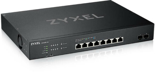 SWITCH ZyXel, Gigabit x 10, SFP+ x 2, managed, rackabil, carcasa metalica, „XS1930-10-ZZ0101F” (timbru verde 2 lei)