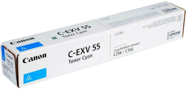 Toner Original Canon Cyan, EXV55C, pentru IR C256|IR C257|IR C356|IR C357, 18K, (timbru verde 1.2 lei) , „2183C002AA”