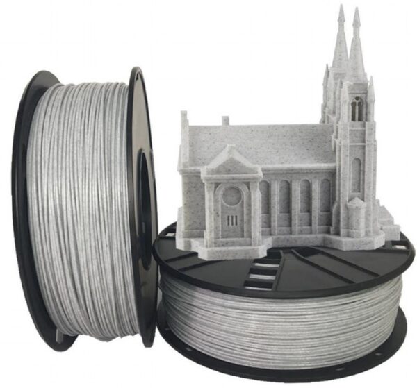 FILAMENT GEMBIRD pt. imprimanta 3d, PLA, 1.75mm diamentru, 1Kg / bobina, aprox. 330m, topire 190-220 grC, marbler, „3DP-PLA1.75-02-MAR”