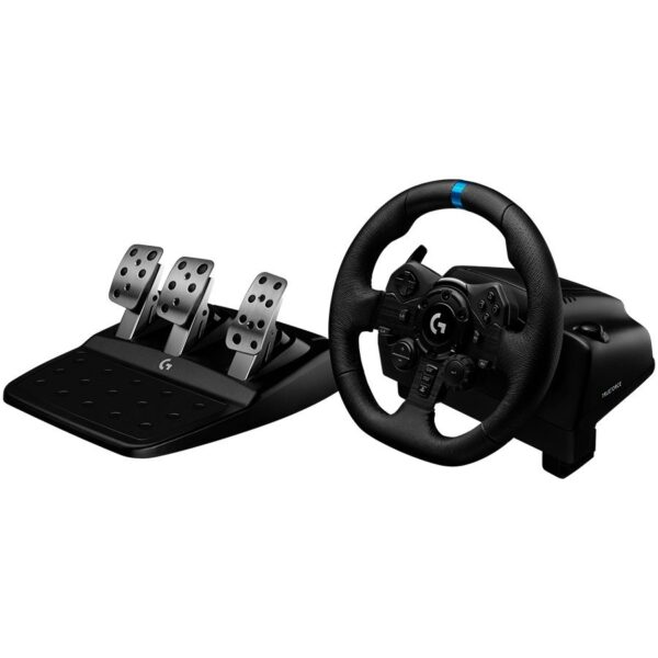 LOGITECH G923 Racing Wheel and Pedals for PS4 and PC – USB – PLUGC – EMEA – EU „941-000149” (timbru verde 10 lei)