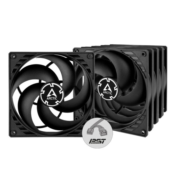 VENTILATOR ARCTIC PC, P14 PWM PST Value Pack 5buc, 140x140x27mm, Black, „ACFAN00138A”