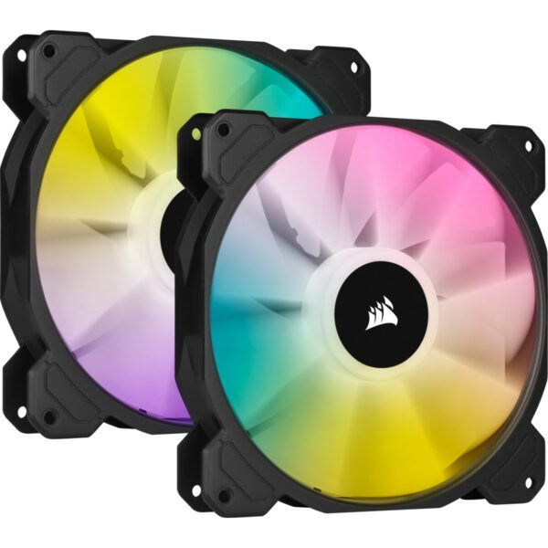 VENTILATOR Corsair, pt carcasa PC, 140 mm, 1200 rpm, LED RGB, 2 ventilatoare, „CO-9050111-WW”