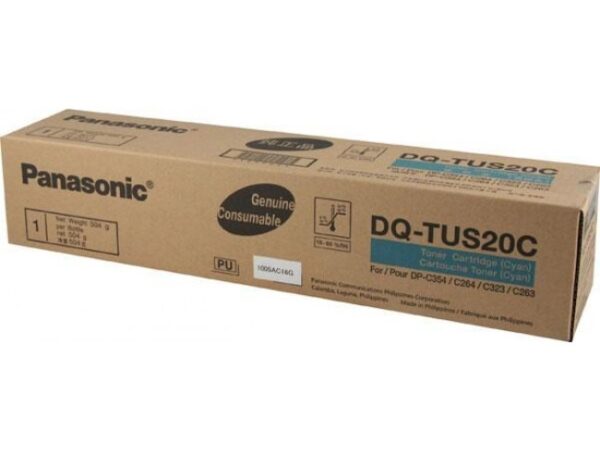 Toner Original Panasonic Cyan, DQ-TUS20C-PB, pentru DP-C354|264, 20K, (timbru verde 1.2 lei) , „DQ-TUS20C-PB”