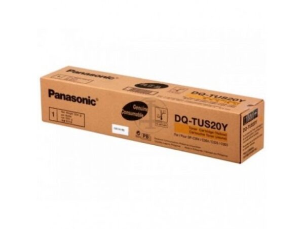 Toner Original Panasonic Yellow, DQ-TUS20Y-PB, pentru DP-C354|264, 20K, (timbru verde 1.2 lei) , „DQ-TUS20Y-PB”