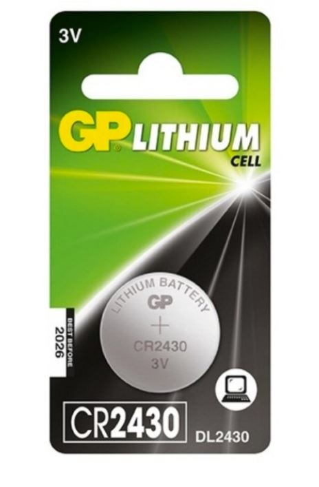 Baterie GP Batteries, butoni (CR2025) 3V lithium, blister 1 buc. „GPCR2025-2CPU1” „GPPBL2025152” (timbru verde 0.01 lei)