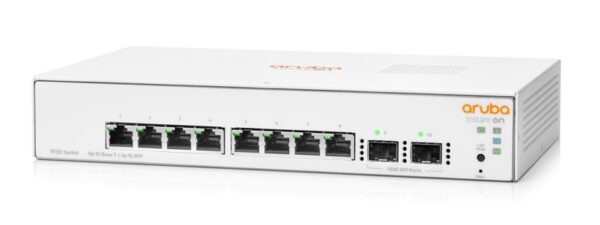 SWITCH HP, Aruba, Gigabit x 8, SFP x 2, „JL680A” (timbru verde 2 lei)