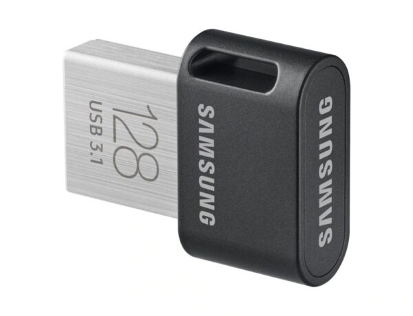 MEMORIE USB SAMSUNG 128 GB, USB 3.1, profil mic, carcasa plastic, negru, „MUF-128AB/APC” (timbru verde 0.03 lei)