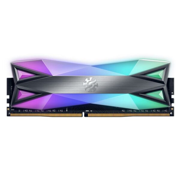 Memorie DDR Adata – gaming DDR4 8 GB, frecventa 3200 MHz, 1 modul, radiator, iluminare RGB, „AX4U320038G16A-ST60”