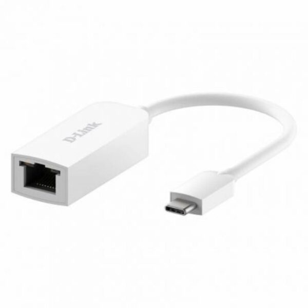 ADAPTOR RETEA D-LINK , extern, USB-C, port RJ-45, 2.5 Gbps, „DUB-E250” (timbru verde 0.18 lei)