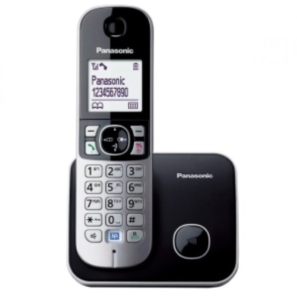 Telefon DECT negru, KX-TG6811FXB, Panasonic „KX-TG6811FXB” (timbru verde 0.8 lei)