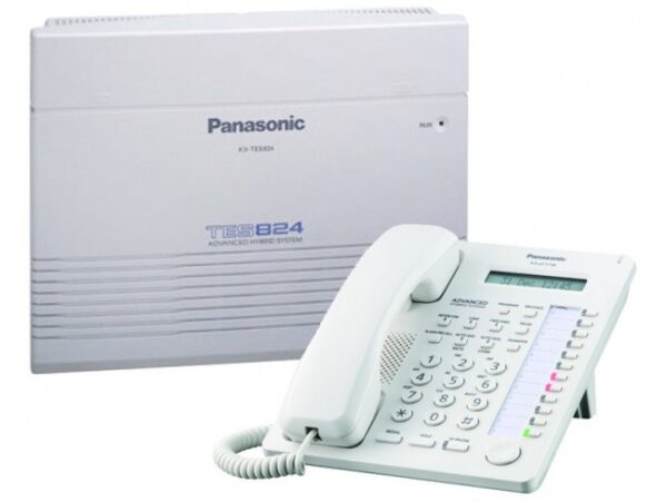 Centrala telefonica KX-TES824CE(6/16) si telefon proprietar KX-AT7730NE Panasonic „pack.1-TES” (timbru verde 4.0 lei)