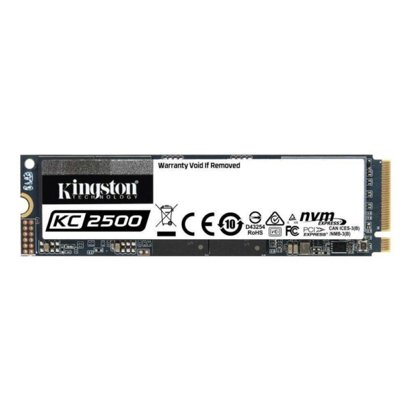 SSD KINGSTON KC2500, 2TB, M.2, PCIe Gen3.0 x4, 3D TLC Nand, R/W: 3500/2900 MB/s, „SKC2500M8/2000G”