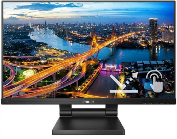 MONITOR Philips 23.8 inch, home | office, IPS, Full HD (1920 x 1080), Wide, 250 cd/mp, 4 ms, HDMI | VGA | DisplayPort, „242B1TC/00” (timbru verde 7 lei)