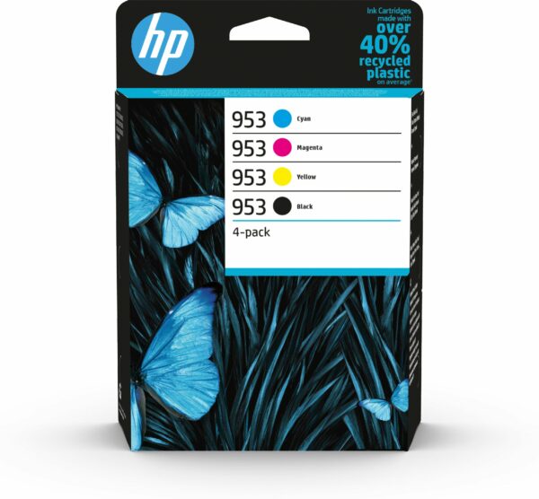 Combo-Pack Original HP CMYK, nr.953, pentru OfficeJet Pro 7720|7730|8210|8218|8720|8730, , (timbru verde 0.60 lei), „6ZC69AE”