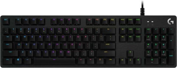 LOGITECH G512 CARBON LIGHTSYNC RGB Mechanical Gaming Keyboard with GX Red switches-CARBON-US INTL-USB-IN, „920-009370” (timbru verde 0.8 lei)