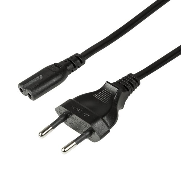 CABLU alimentare LOGILINK casetefon, 3m, intrare Euro plug, iesire C7, 10A, testat VDE, black, „CP145” (timbru verde 0.18 lei)