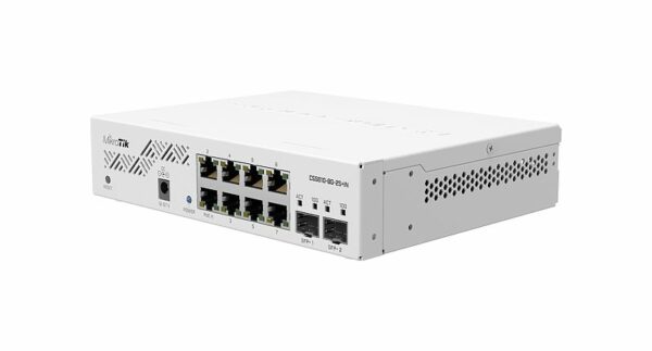 SWITCH Mikrotik, Gigabit x 8, SFP+ x 2, managed, „CSS610-8G-2S+IN” (timbru verde 2 lei)