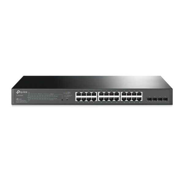 Switch TP-Link 24 Porturi Gigabit Smart POE+ 250W, 4 x SFP, „TL-SG2428P” (timbru verde 2 lei)