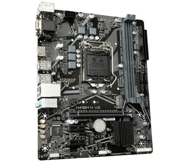 PLACA de BAZA Gigabyte „H410M H V2”, skt LGA 1200, mATX, Intel H470, 2 x DDR4, max. 64 GB, 4 x SATA, 1 x M.2, 7.1, „H410M H V2”