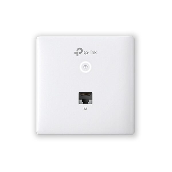 ACCESS POINT TP-LINK wall-plate, wireless 1200Mbps, 2 x Gigabit port, 2 antene interne, alimentare PoE, montare in perete „EAP230-Wall” (timbru verde 0.8 lei)