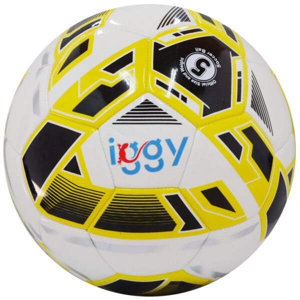 MINGE FOTBAL IGGY material premium PU + cusatura, dimensiune 5, greutate 410 grame „IGFB-PRO”