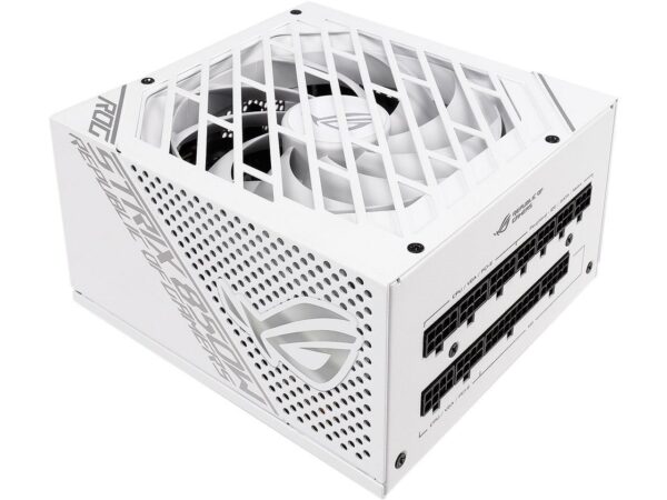 SURSA ASUS, 850 W, ” ROG STRIX 850″ modulara, ATX 12V, fan 135 mm x 1, 80 Plus Gold, MB 20+4 pin x 1, CPU 4+4 pin x 2, PCI-E 6+2 pin x 6, SATA x 8, MOLEX 4-pin x 6, „ROG-STRIX-850G-WHI” (timbru verde 2 lei)