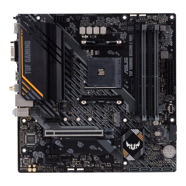 PLACA de BAZA Asus „TUF B550M-E”, skt AM4, ATX, AMD B550, 4 x DDR4, max. 128 GB, 4 x SATA, 2 x M.2, 7.1, „TUF B550M-E”