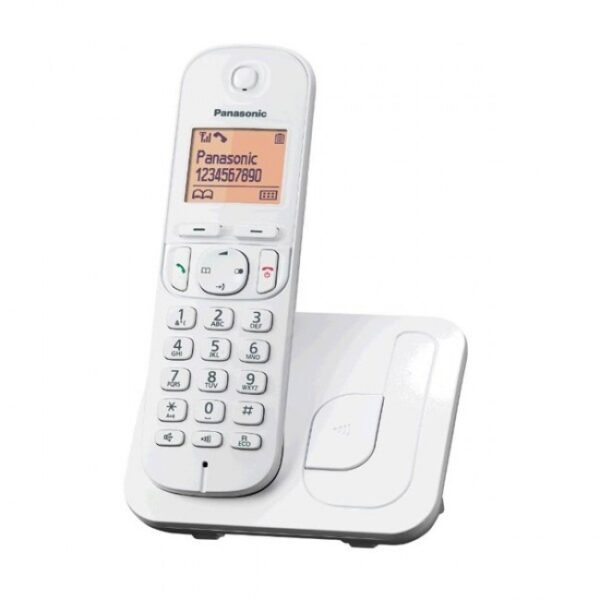 Telefon DECT, alb, KX-TGC210FXW, Panasonic, „KX-TGC210FXW” (timbru verde 0.8 lei)