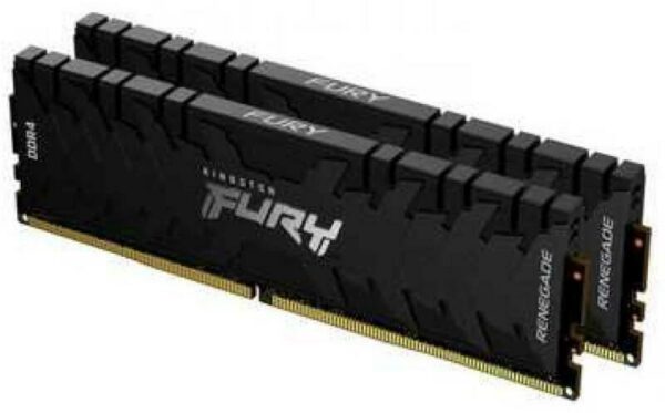 Memorie DDR Kingston – gaming DDR4 16 GB, frecventa 3200 MHz, 8 GB x 2 module, radiator, „KF432C16RBK2/16”