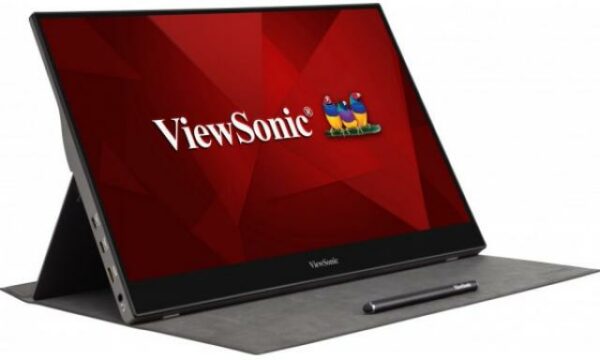 MONITOR ViewSonic 15.6 inch, home | office, IPS, Full HD (1920 x 1080), Wide, 250 cd/mp, 14 ms, mini HDMI, „TD1655” (timbru verde 7 lei)