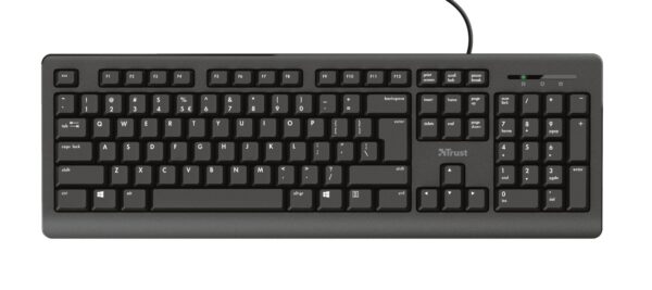 Trust Primo Full-size keyboard silent, „TR-23880” (timbru verde 0.8 lei)