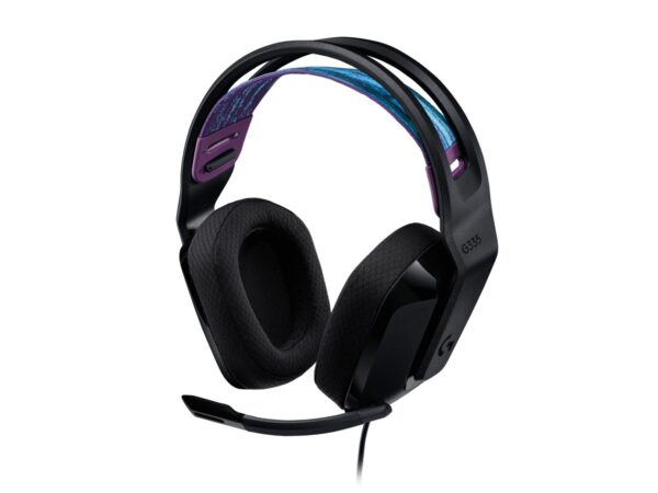 LOGITECH G335 Wired Gaming Headset – BLACK – 3.5 MM – EMEA – 914, „981-000978” (timbru verde 0.8 lei)