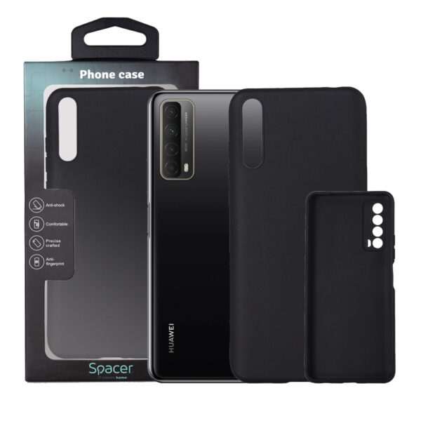 Husa Huawei telefon P Smart S, negru, tip back cover, material flexibil TPU, „SPPC-HU-P-SS-TPU”