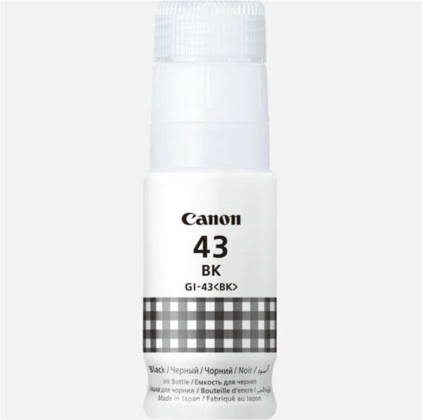 Cartus Cerneala Original Canon Black, GI-43BK, pentru Pixma G540|G640, 3.7K, (timbru verde 0.15 lei), „4698C001AA”