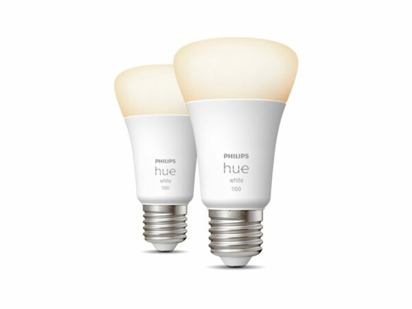 SET 2 becuri smart LED Philips, soclu E27, putere 9.5W, forma clasic, lumina alb calda, alimentare 220 – 240 V, „000008719514289192” (timbru verde 0.9 lei)